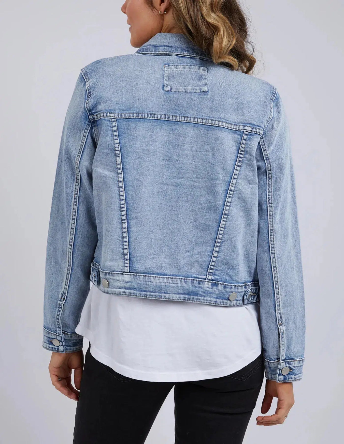 Georgia Denim Jacket - Light Blue-Foxwood-Lima & Co