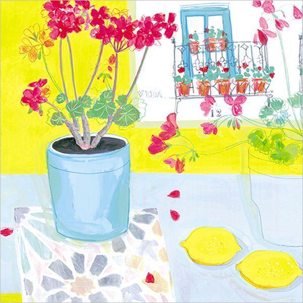Geranium Balcony, Andalucia-Vevoke-Lima & Co
