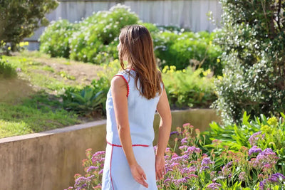 Gigi Top - Blue-The Eighth Letter-Lima & Co