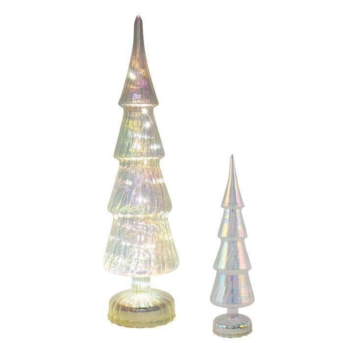 Glass LED Irridescent Table Tree Large-Swing-Lima & Co