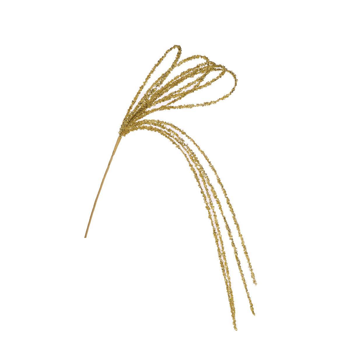 Gold Beaded Loop Spray-Holly and Ivy-Lima & Co