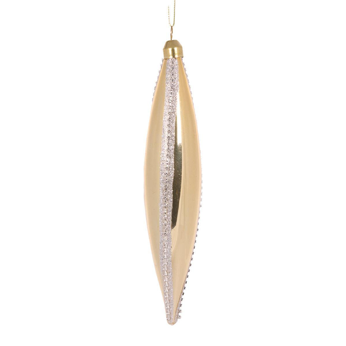 Gold Jeweled Long Drop-Holly and Ivy-Lima & Co