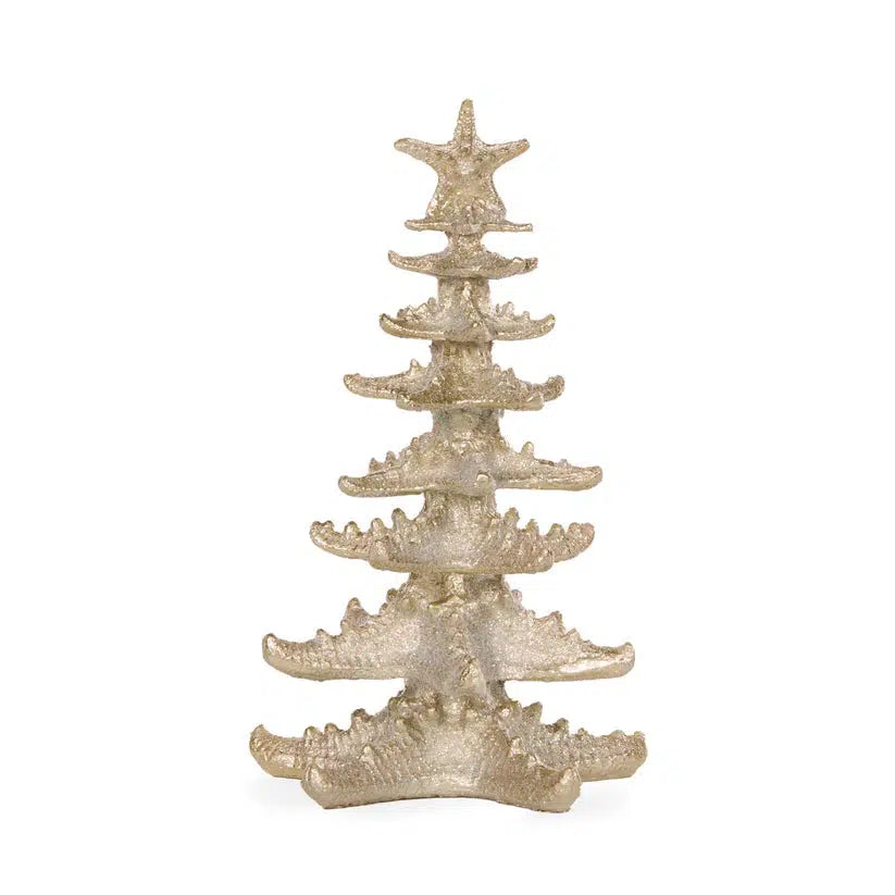 Gold Starfish Tree-Holly and Ivy-Lima & Co
