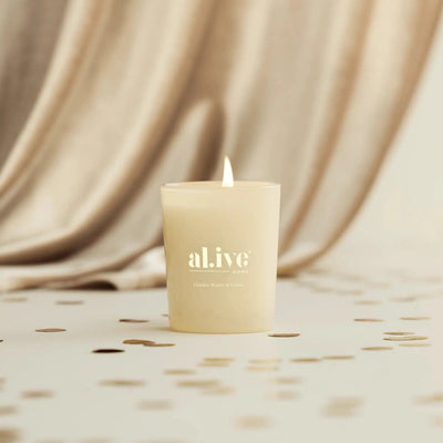 Golden Wattle & Citrus Mini Soy Candle Bauble-ALIVE-Lima & Co