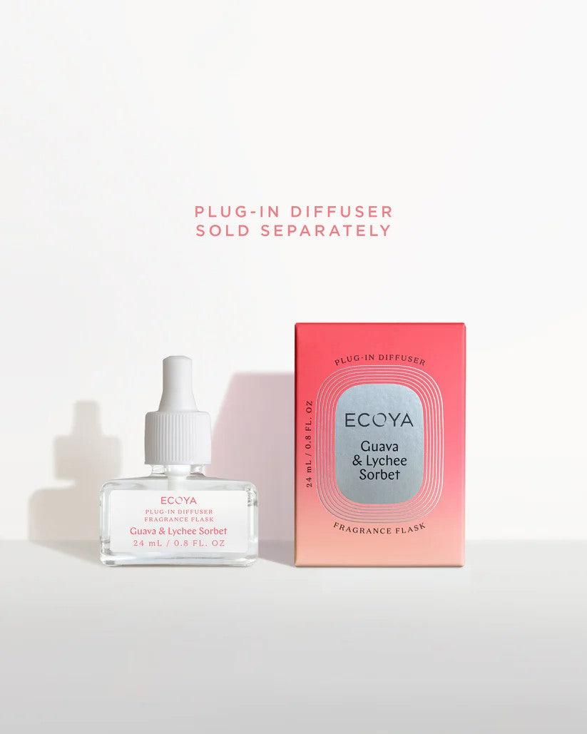 Guava & Lychee Sorbet Flask - Plug In Diffuser-Ecoya-Lima & Co