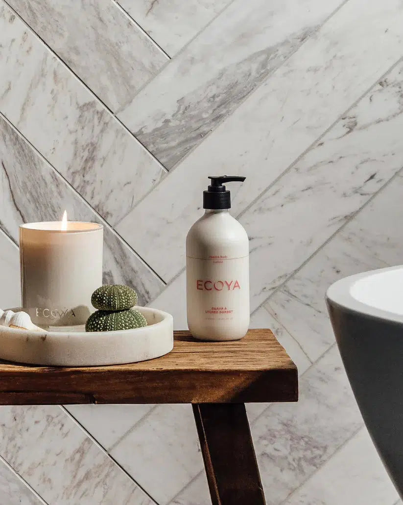 Guava & Lychee Sorbet Hand & Body Lotion-Ecoya-Lima & Co