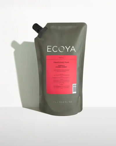 Guava & Lychee Sorbet Refill Hand & Body Wash-Ecoya-Lima & Co