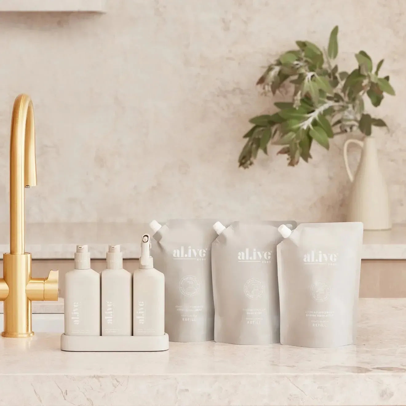 Hand Wash Refill - Lemon Myrtle & Honeydew 900ml-ALIVE-Lima & Co