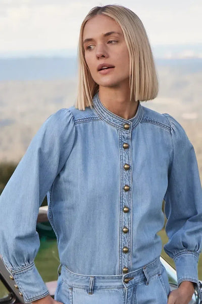Hanker Top - Light Washed Denim-Zoe Kratzmann-Lima & Co