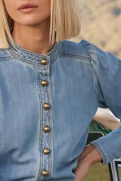 Hanker Top - Light Washed Denim-Zoe Kratzmann-Lima & Co