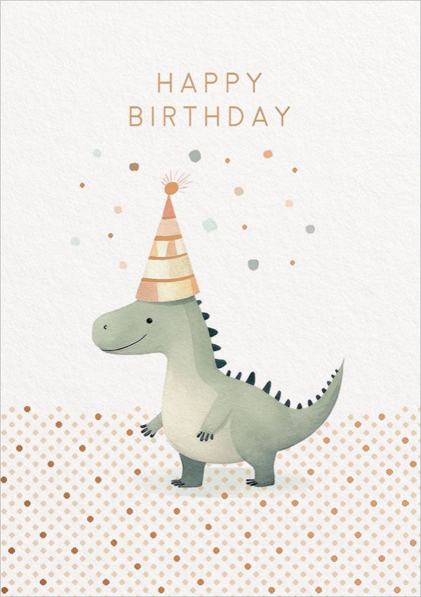 Happy Birthday Dinosaur-Vevoke-Lima & Co