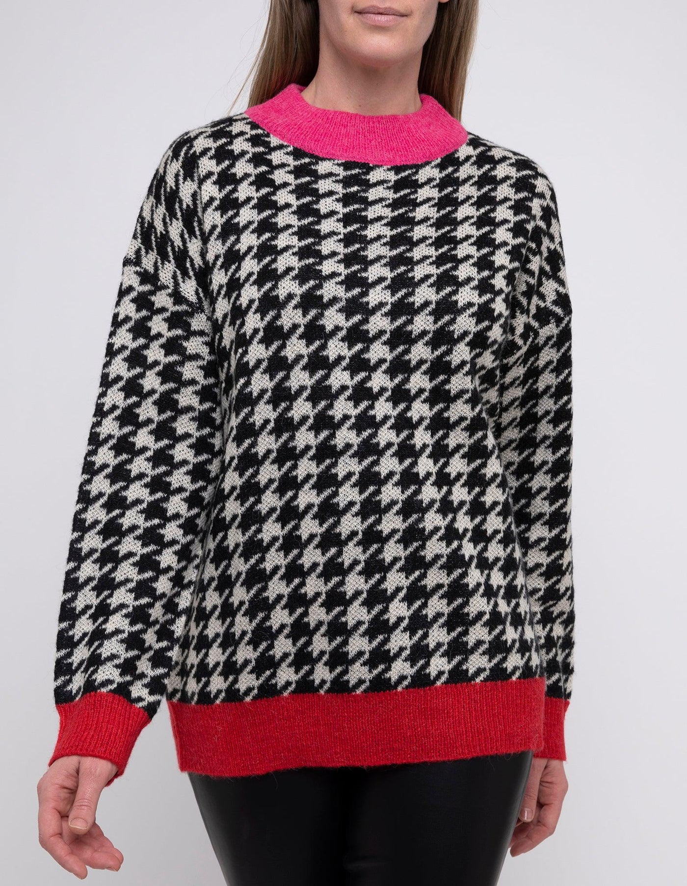 Harlequin Pullover - Black/Oatmeal-Pingpong-Lima & Co