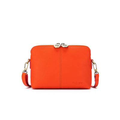 Harlow Small Crossbody - Orange-BLACK CAVIAR DESIGNS-Lima & Co