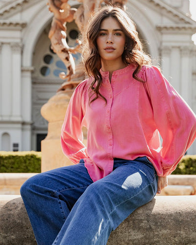 Hayley Blouse - Azalia Pink-Elm Lifestyle-Lima & Co