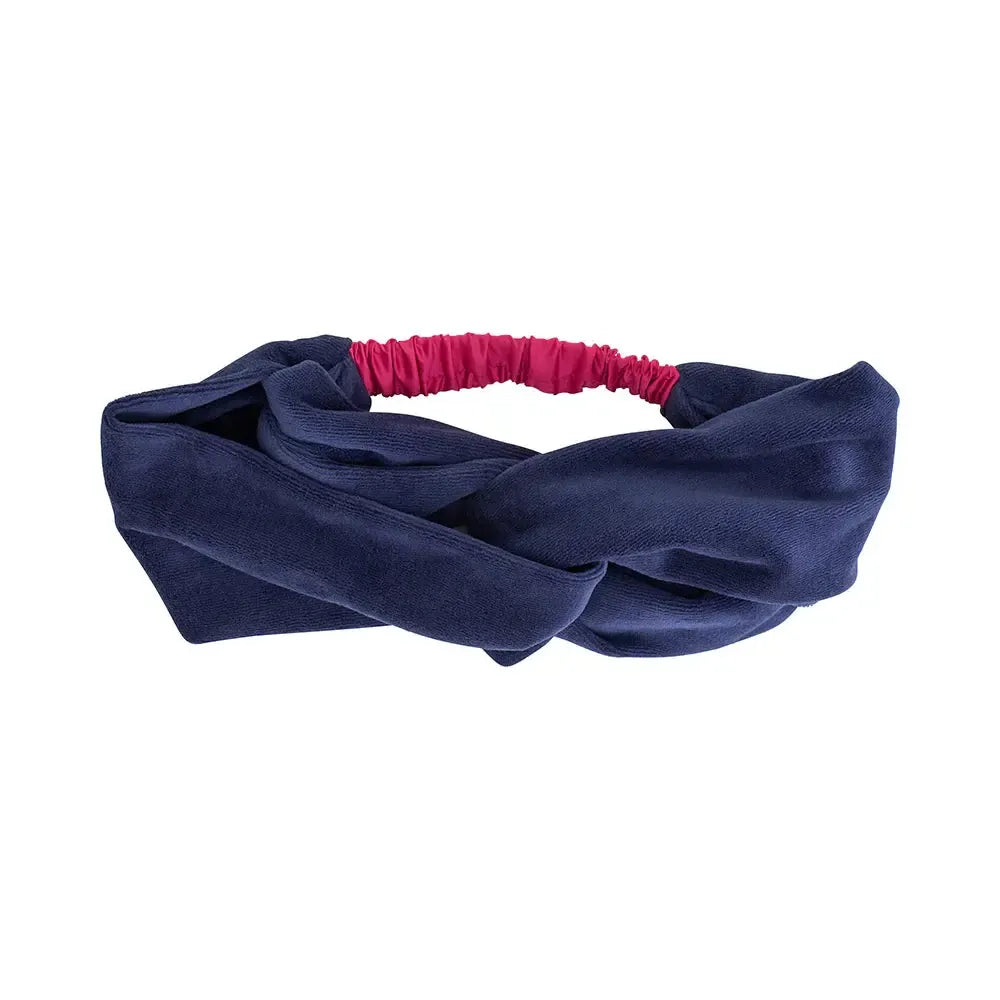 Headband Cosy Luxe Velvet - Sapphire Blue-Annabel Trends-Lima & Co