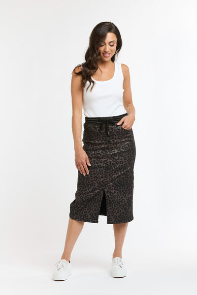 Hugo Skirt - Animal Print-Italian Star-Lima & Co