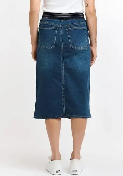 Hugo Skirt - Denim-Italian Star-Lima & Co