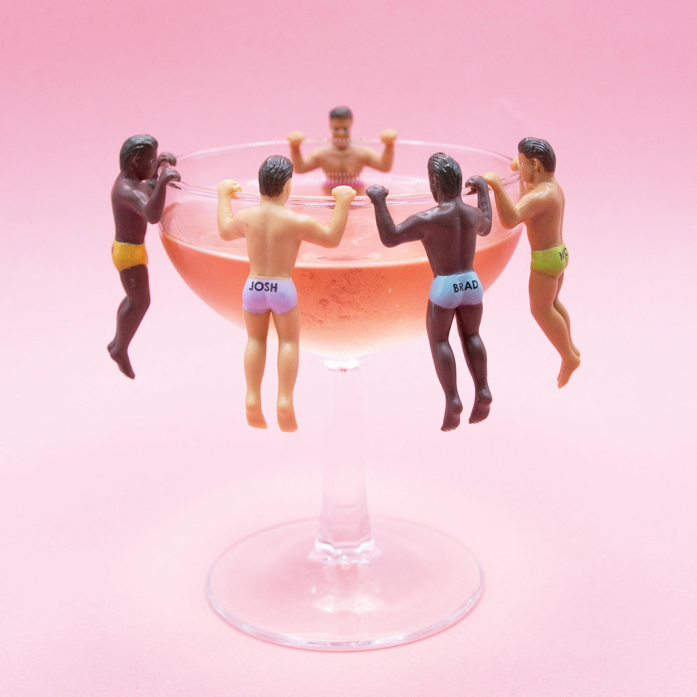 Hunky Buddies Drink Markers - Set of Six-Lima & Co-Lima & Co