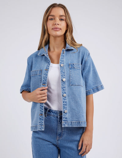 Huntleigh Denim Shirt - Light Blue-Foxwood-Lima & Co