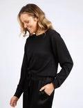 Huntleigh Knit - Black-Foxwood-Lima & Co