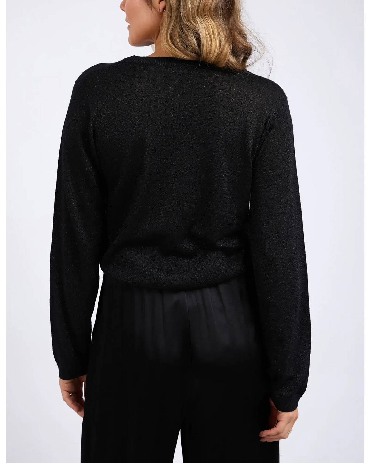 Huntleigh Knit - Black-Foxwood-Lima & Co