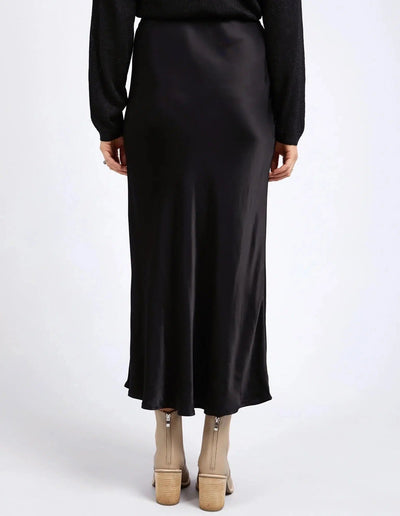 Huntleigh Skirt - Black-Foxwood-Lima & Co