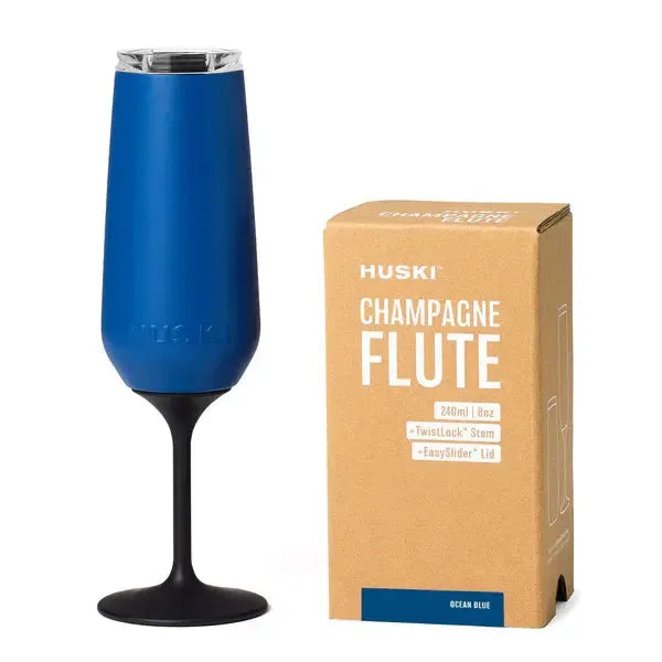 Huski Champagne Flute - Ocean Blue-Huski-Lima & Co