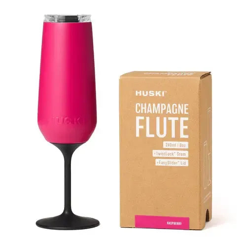 Huski Champagne Flute - Raspberry-Huski-Lima & Co