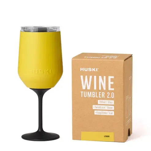 Huski Wine Tumbler 2.0 - Lemon-Huski-Lima & Co