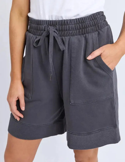 Hustler Short - Charcoal-Foxwood-Lima & Co