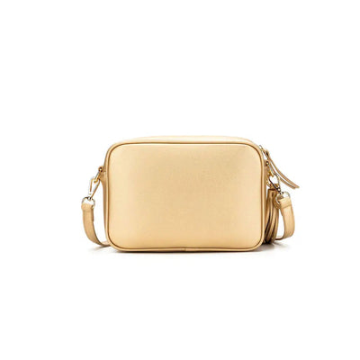 Indie Gold Crossbody Bag-Black Caviar-Lima & Co
