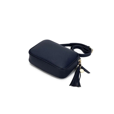Indie Navy Crossbody Bag-Black Caviar-Lima & Co