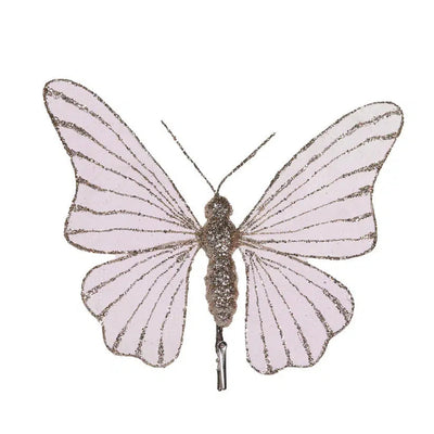 Intricate Blush Pink Butterfly Clip-Holly and Ivy-Lima & Co