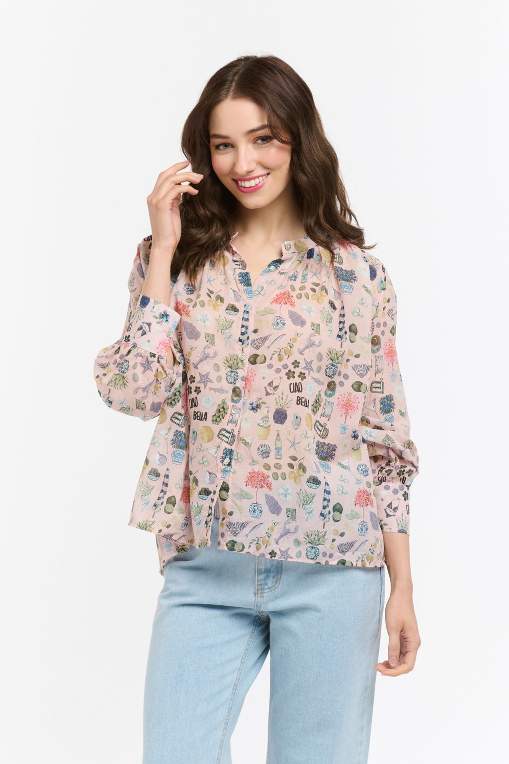 Italian Summer Shirt - Rose-Urban Luxury-Lima & Co