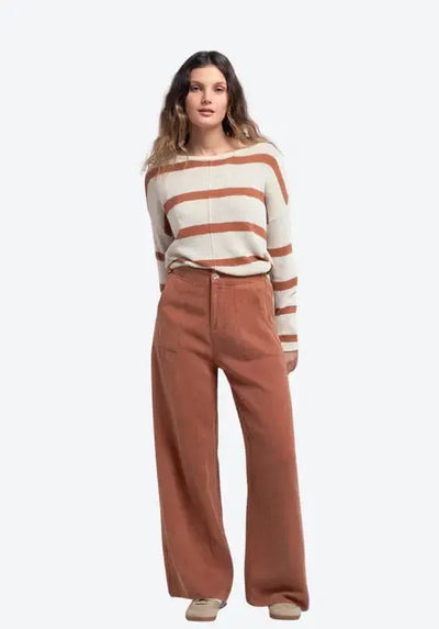 Ivy Knit Jumper - Rust-Little Lies-Lima & Co