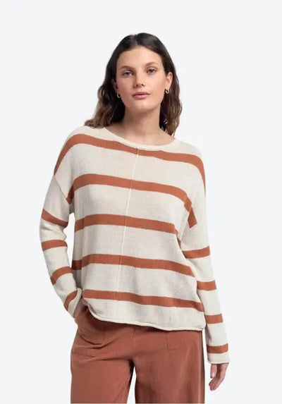 Ivy Knit Jumper - Rust-Little Lies-Lima & Co