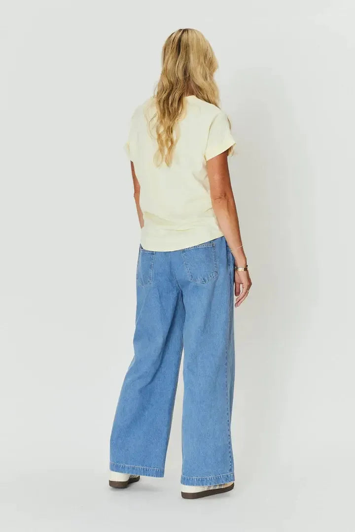 Jade Relaxed Tee - Lemon Sqeezy-The Others-Lima & Co