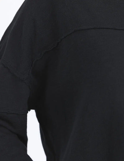 Jayne Throw On Top - Black-Foxwood-Lima & Co