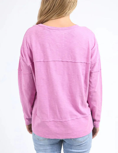 Jayne Throw On Top - Fuchsia-Foxwood-Lima & Co