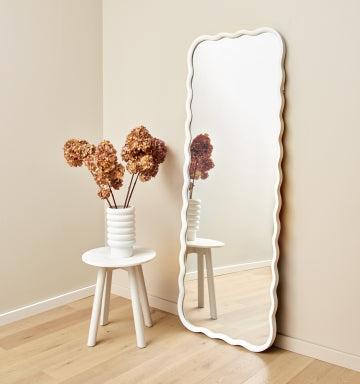 Jemima Mirror - White-Lima & Co-Lima & Co