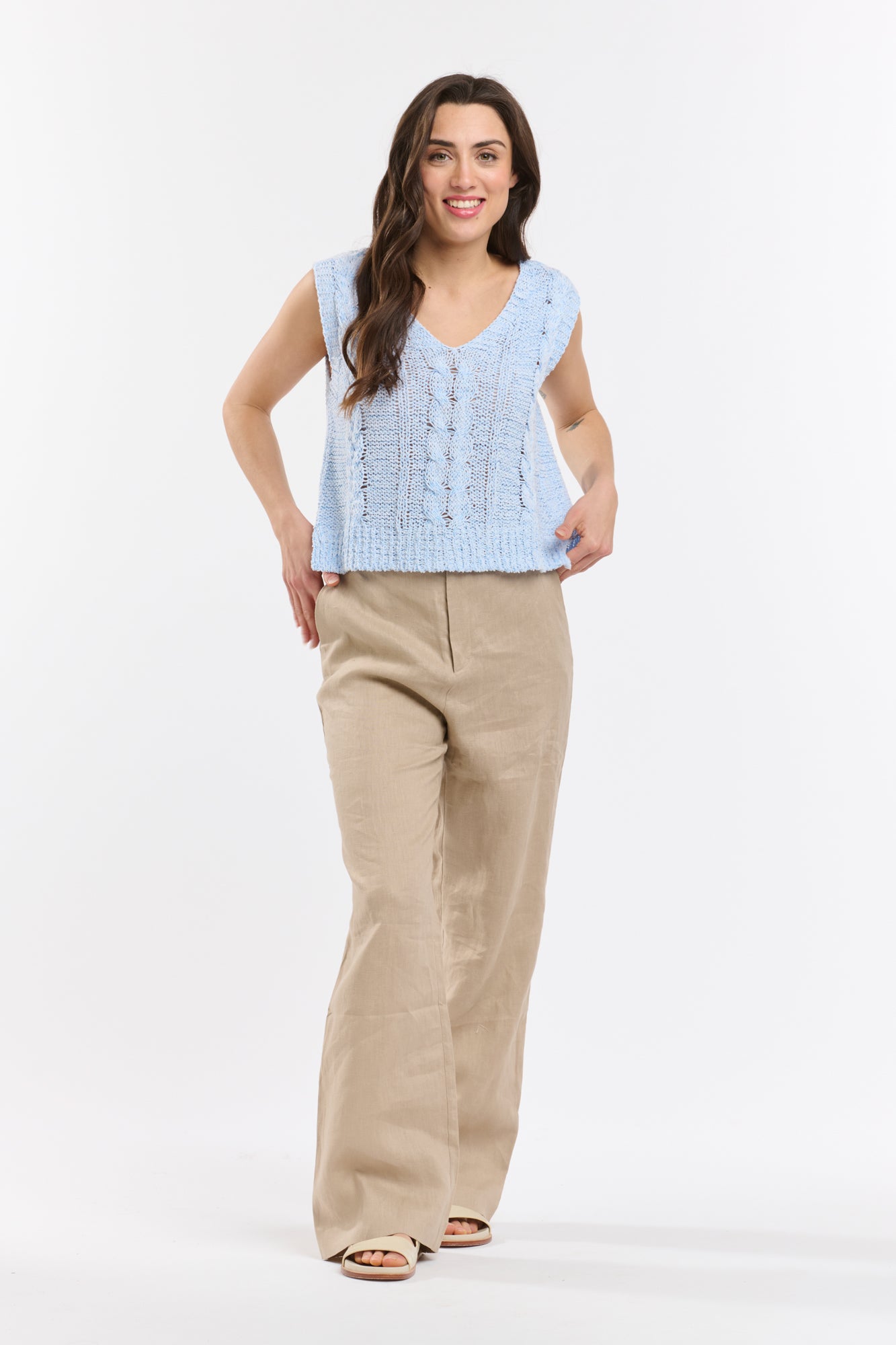 Josie Vest - Blue-Italian Star-Lima & Co