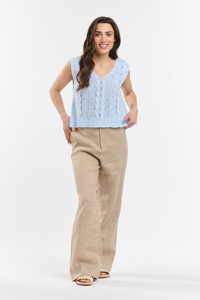 Josie Vest - Blue-Italian Star-Lima & Co