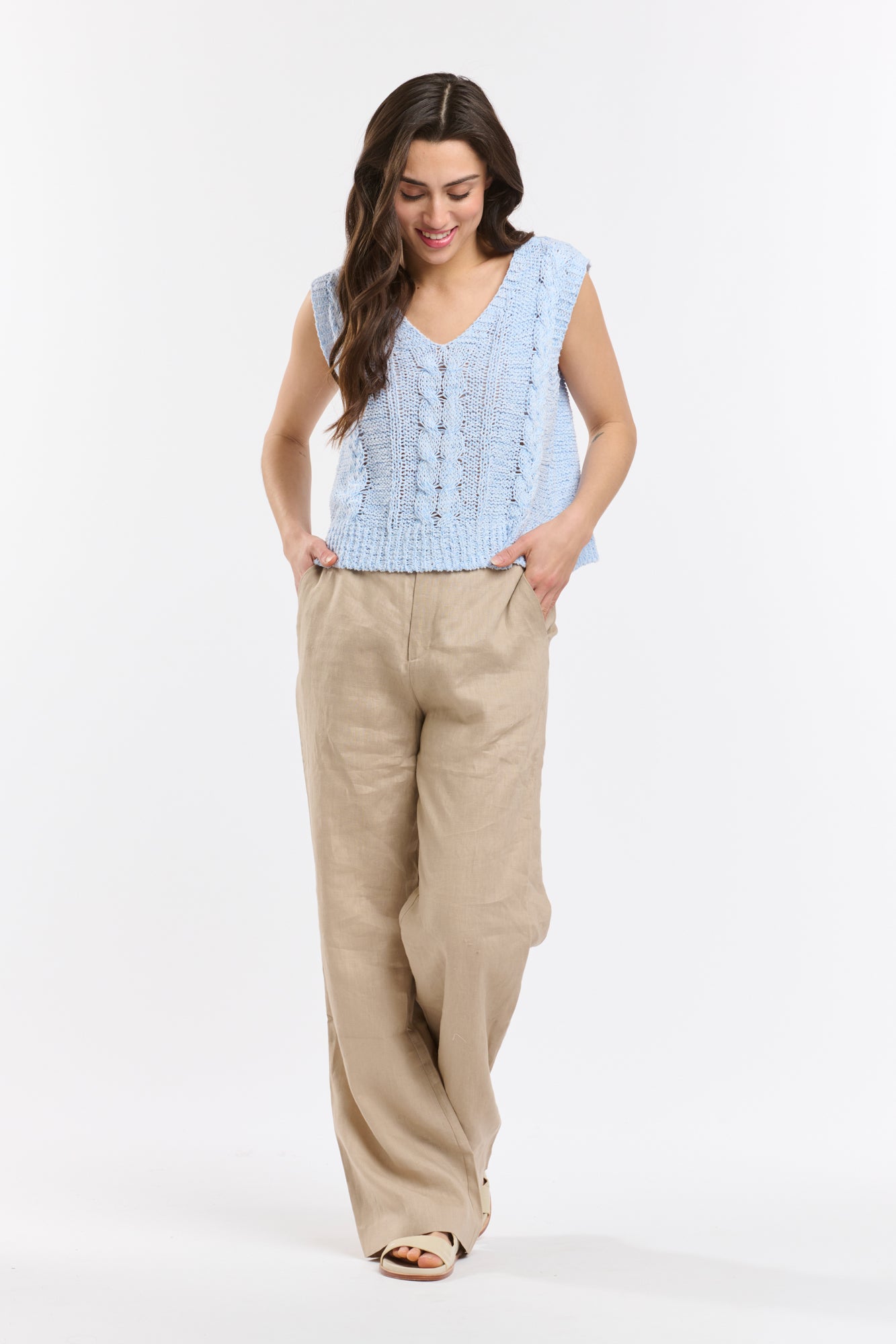 Josie Vest - Blue-Italian Star-Lima & Co