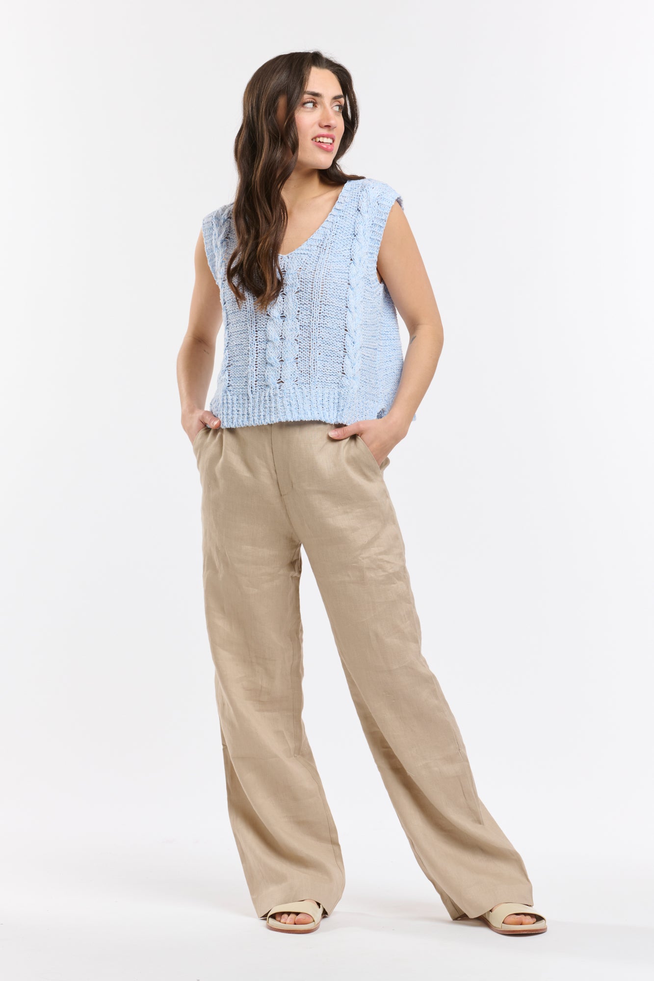 Josie Vest - Blue-Italian Star-Lima & Co