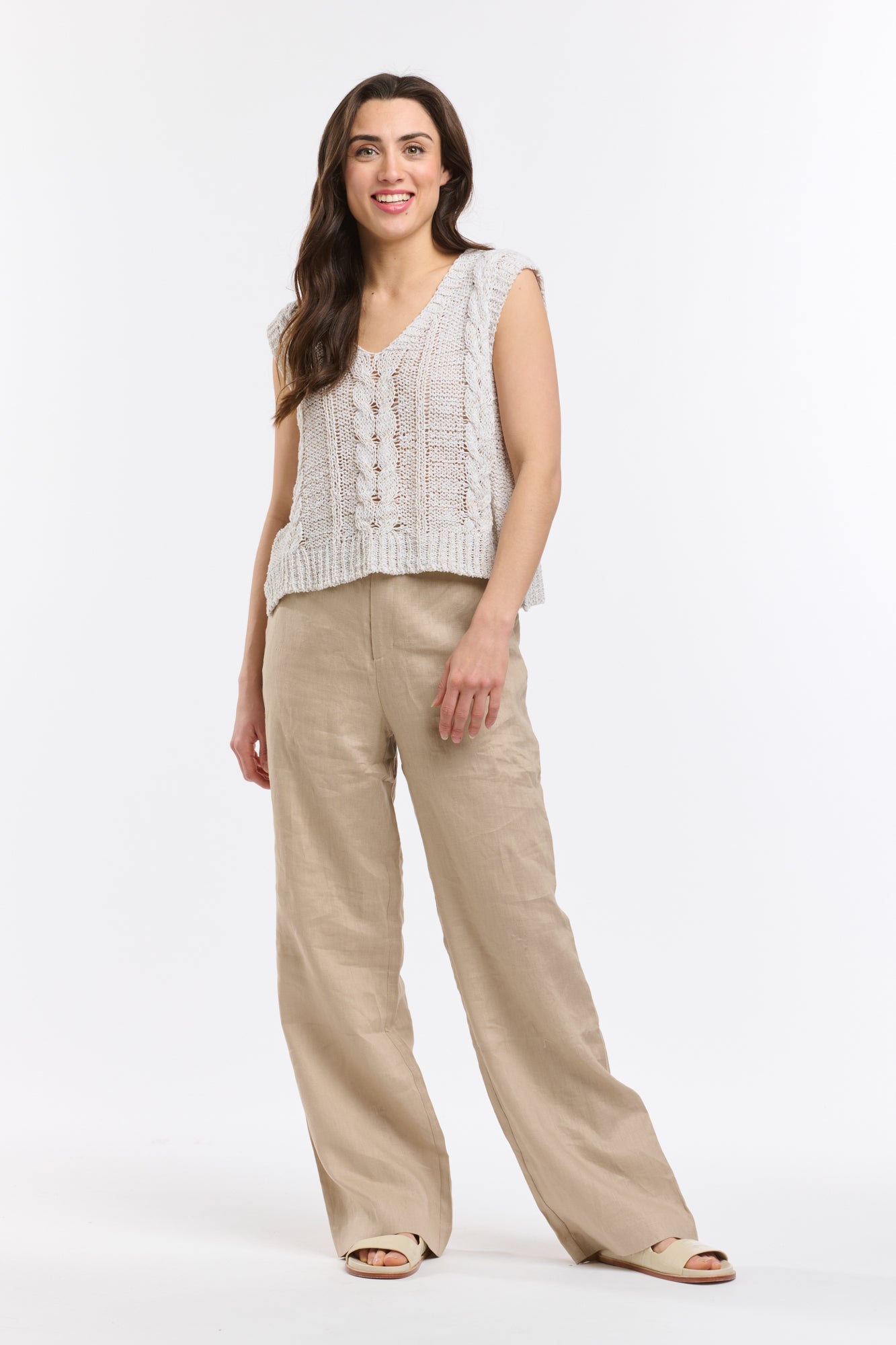 Josie Vest - Beige-Italian Star-Lima & Co