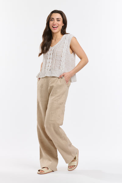Josie Vest - Beige-Italian Star-Lima & Co