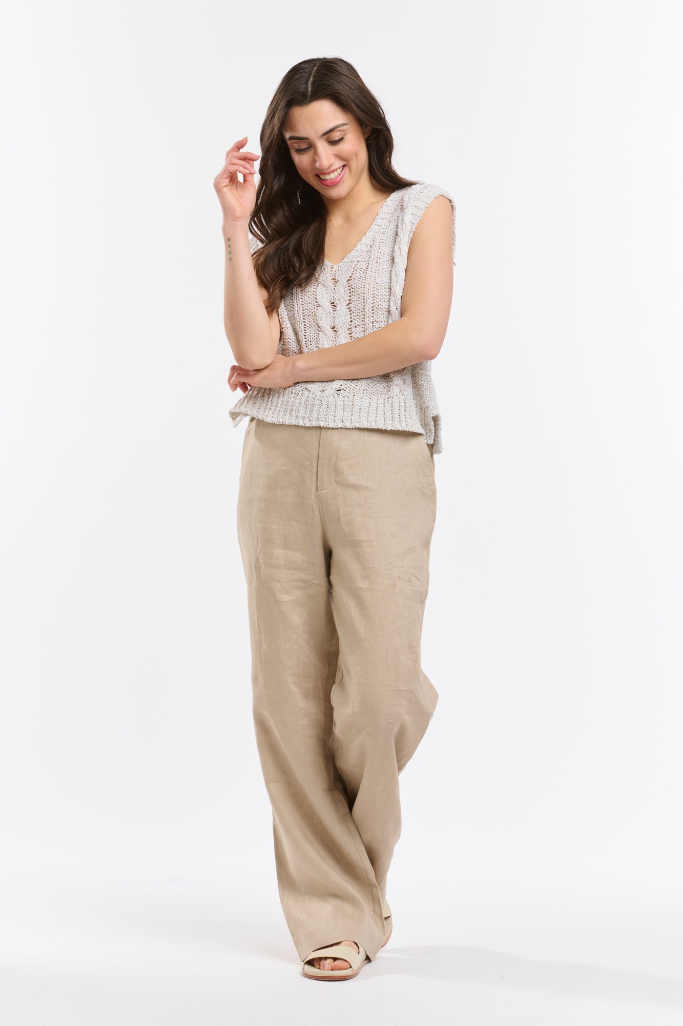 Josie Vest - Beige-Italian Star-Lima & Co