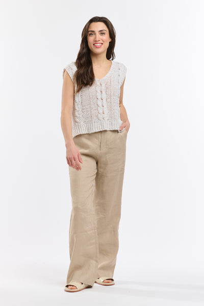 Josie Vest - Beige-Italian Star-Lima & Co