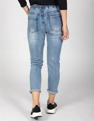 Juliette Jogger Jean - Light Blue-Foxwood-Lima & Co