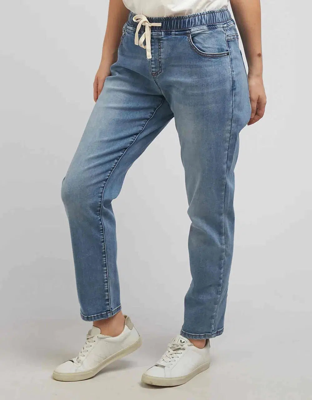 Juliette Jogger Jean - Light Blue-Foxwood-Lima & Co